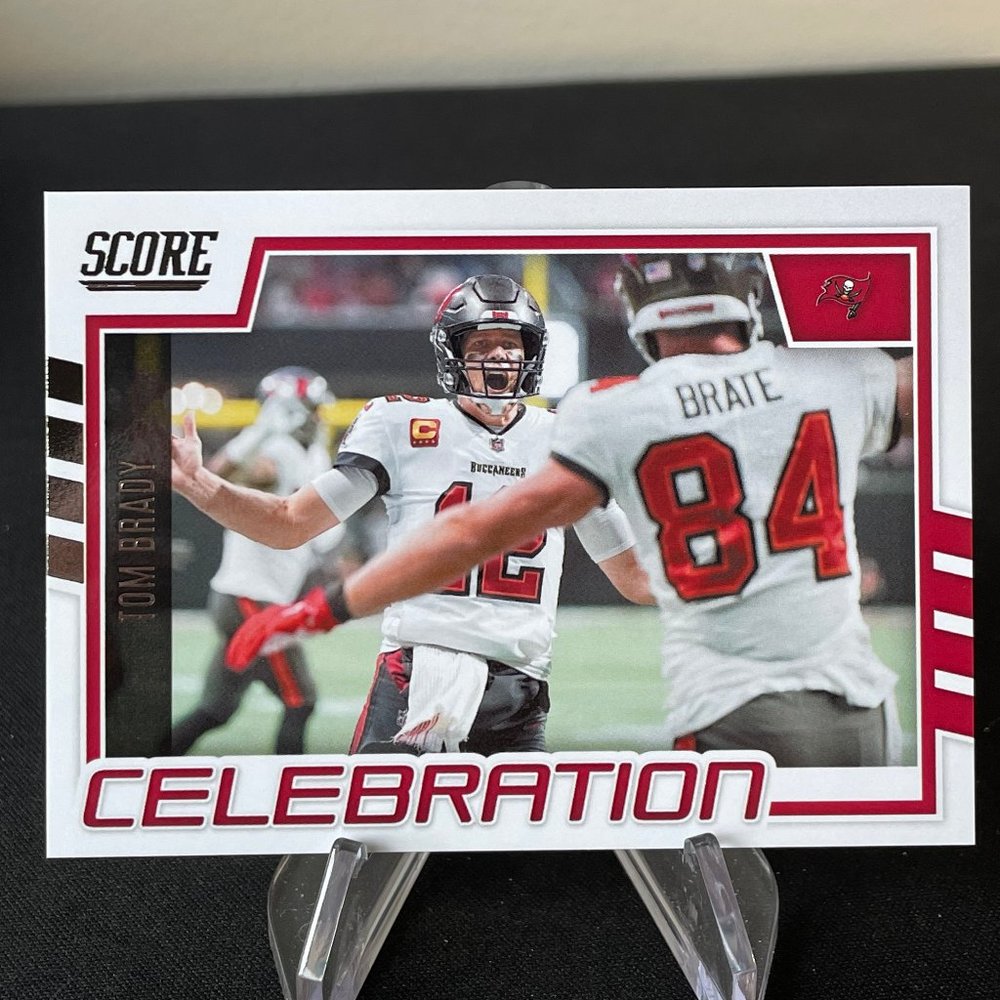 2022 Tom Brady Panini Score Celebration Card #C-TB
